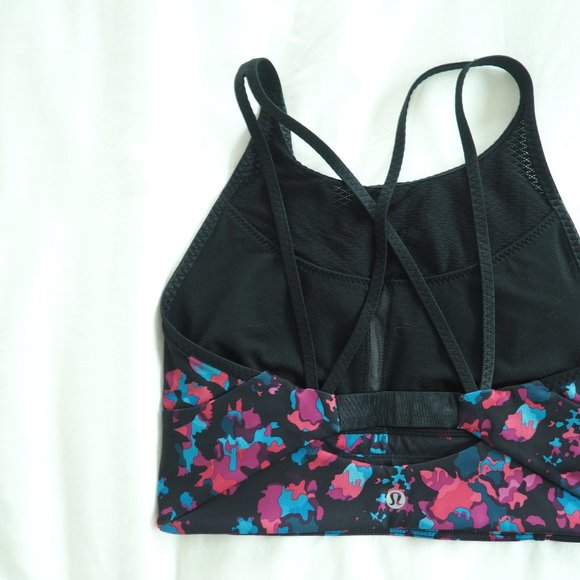 Lululemon Mesh High-Neck Sports Bra - Size 6 - Picture 7 of 7